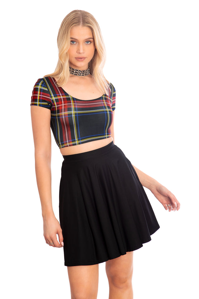 Tartan Old School Nana Suit Top