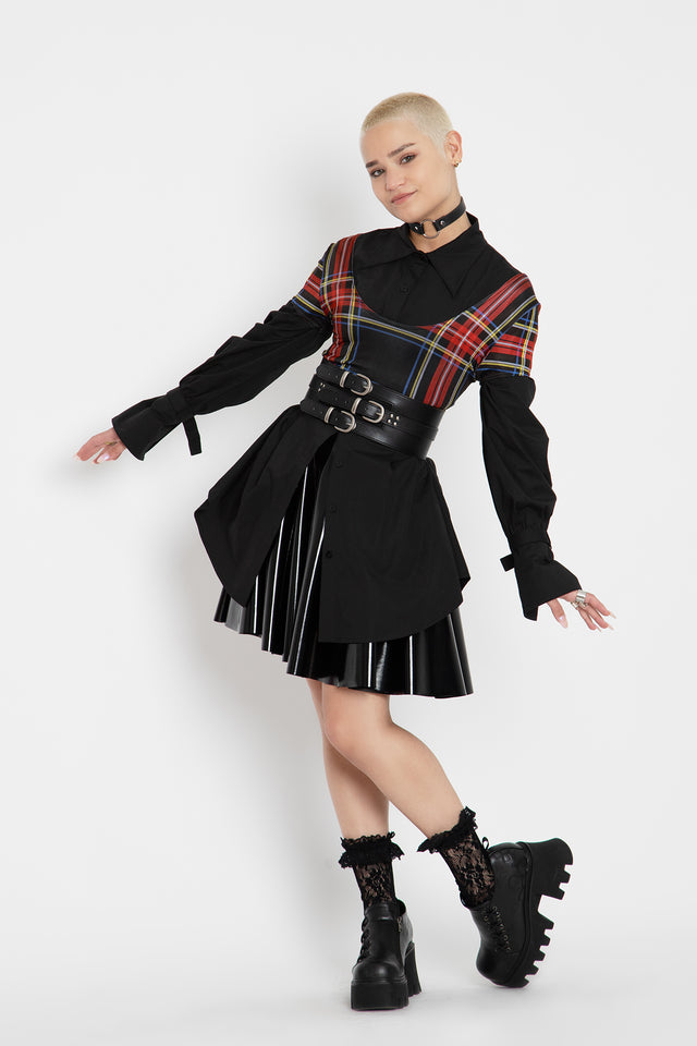 Tartan Old School Nana Suit Top