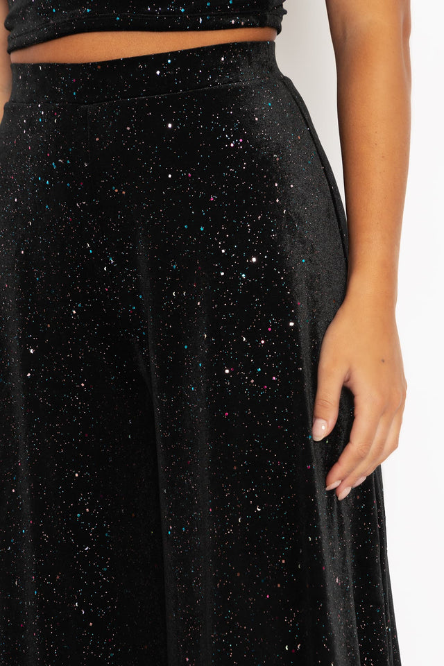 All That Glitters Velvet Palazzo Pants