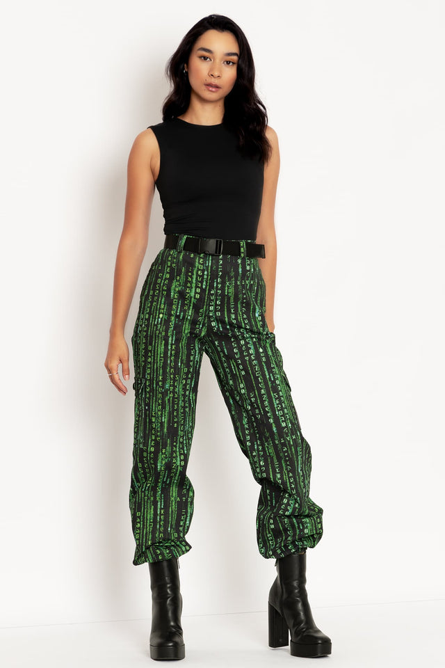 Matrix Code Cargo Pants