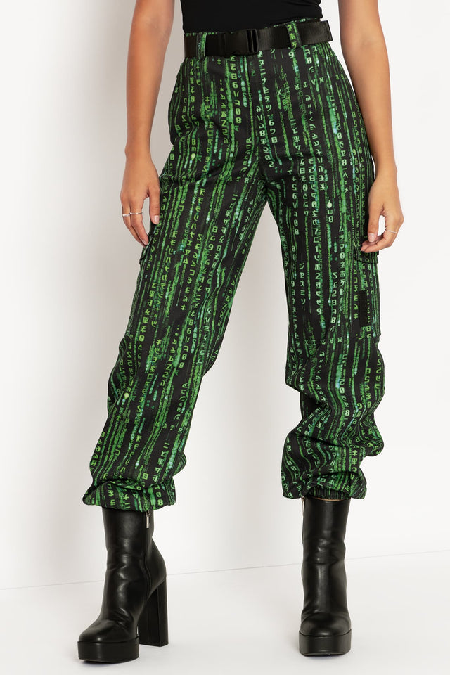 Matrix Code Cargo Pants