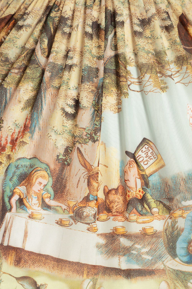 The Mad Hatter's Tea Party High Waisted Pocket Shorts