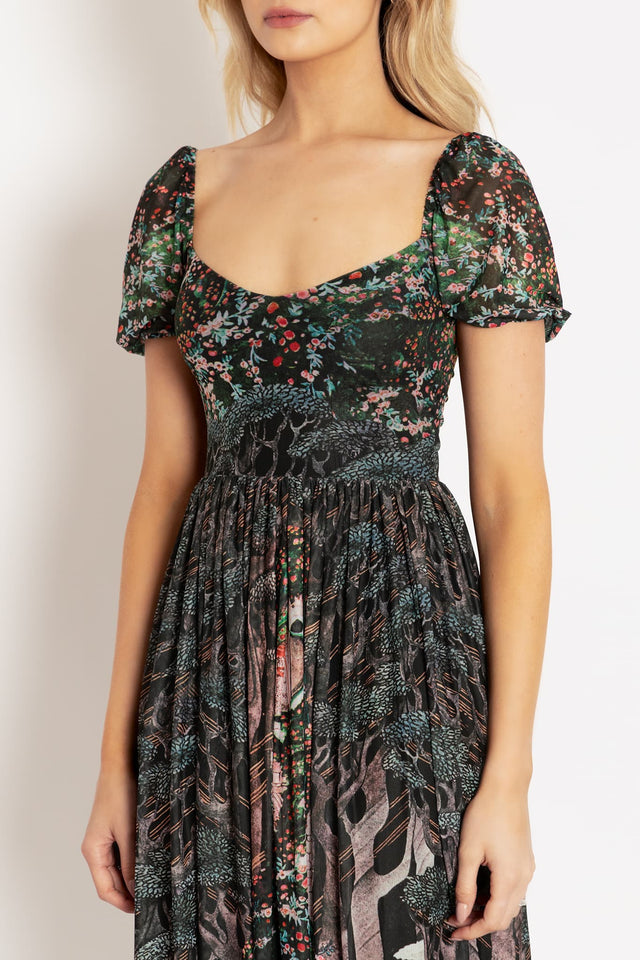 Nielsen Sleeping Beauty Short Sleeve Midaxi Dress
