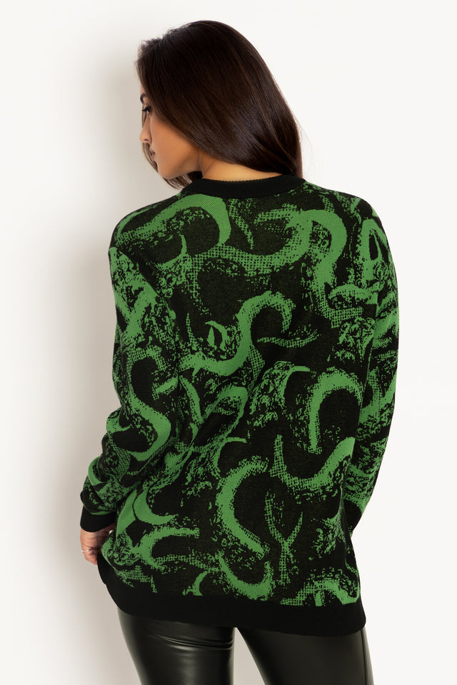 Cthulhu Oversized Knit Sweater