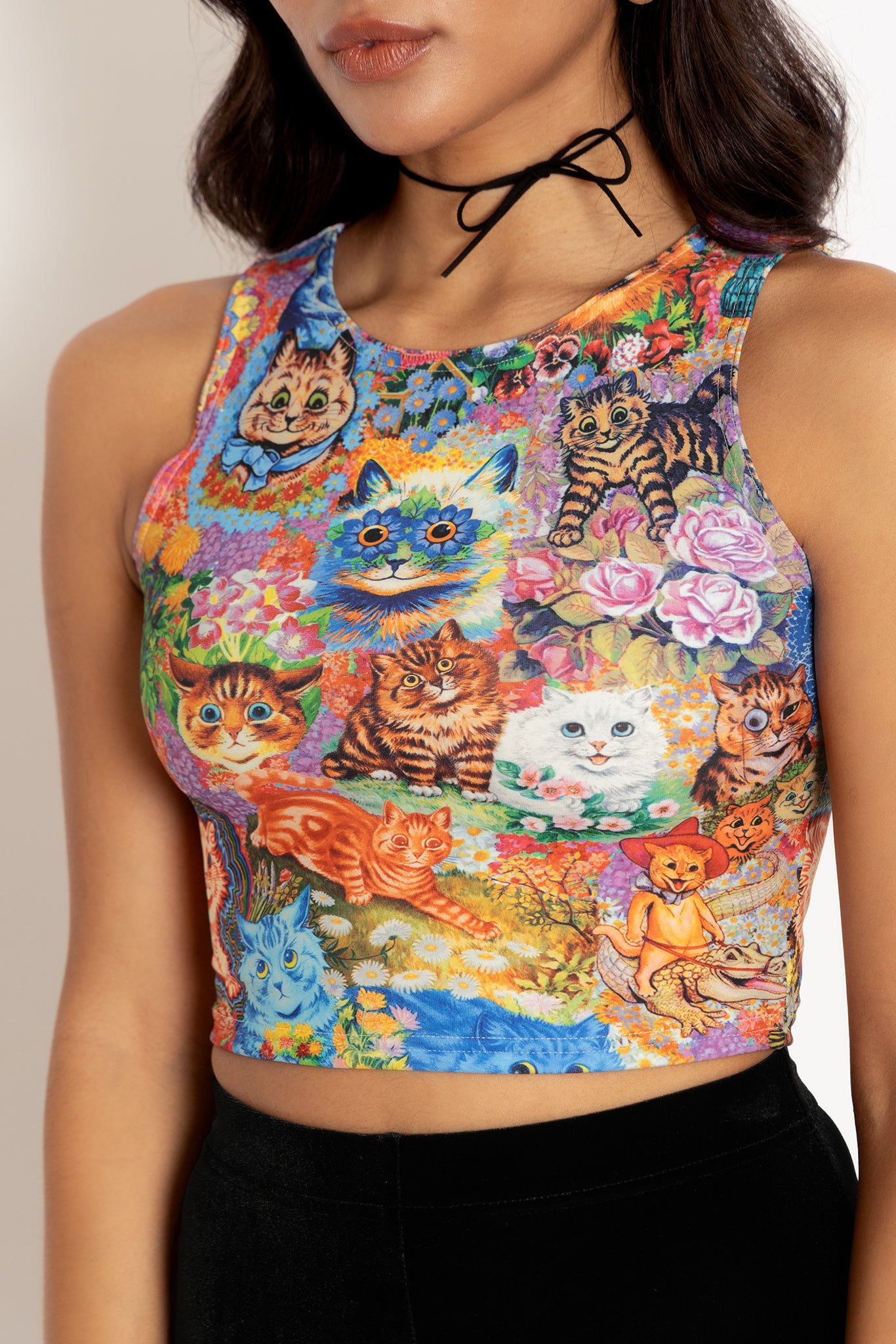 Wain's Cats Wifey Top - Limited – BlackMilk Clothing