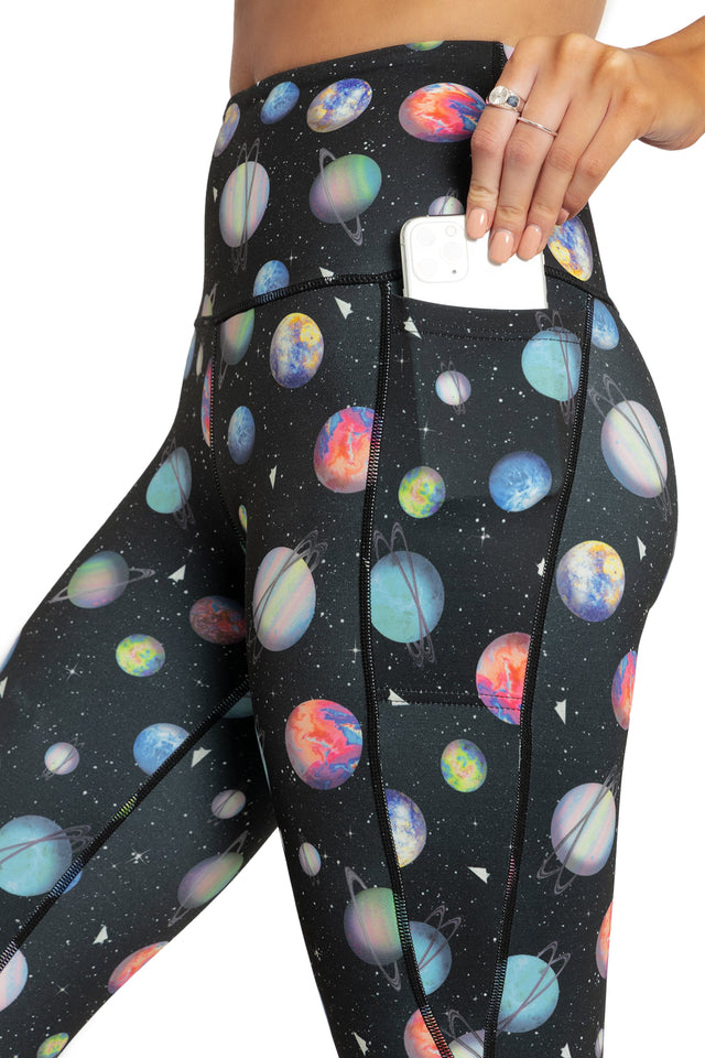 BlackMilk Clothing - Paper Universe High Waisted Ninja Pants