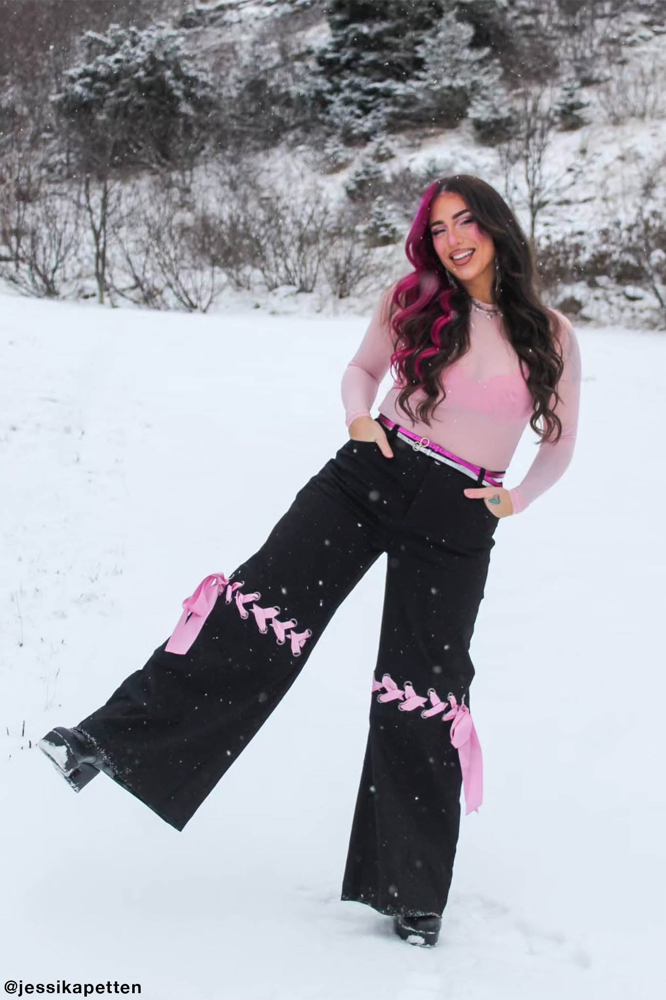 Tie A Bow Street Pants - Limited – BlackMilk Clothing