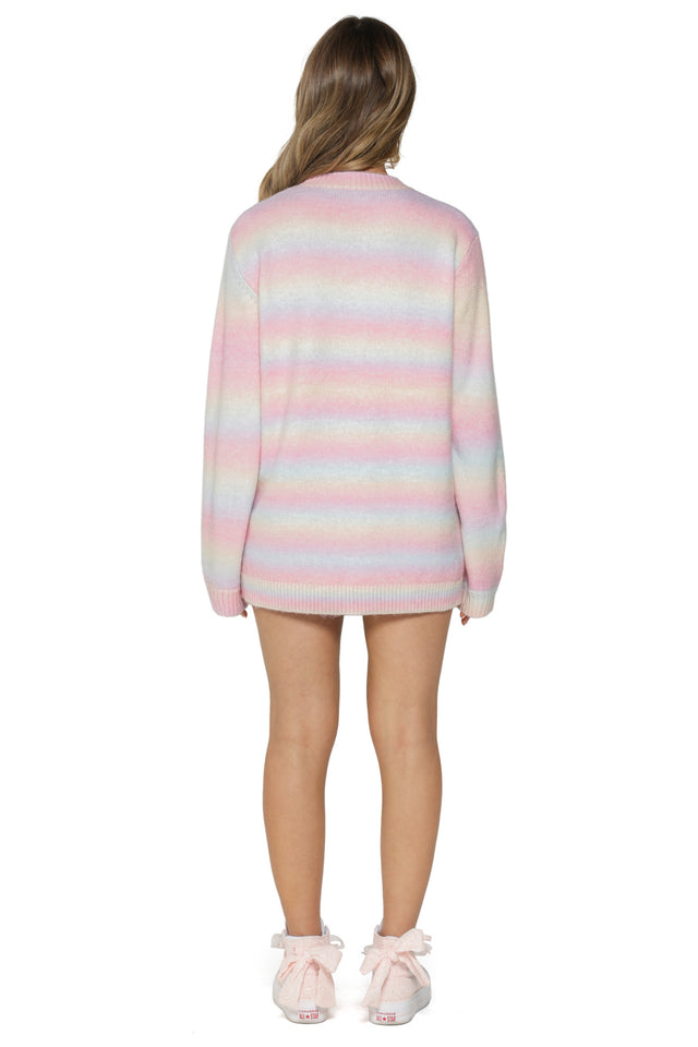 Pastel Rainbow Snuggle Sweater