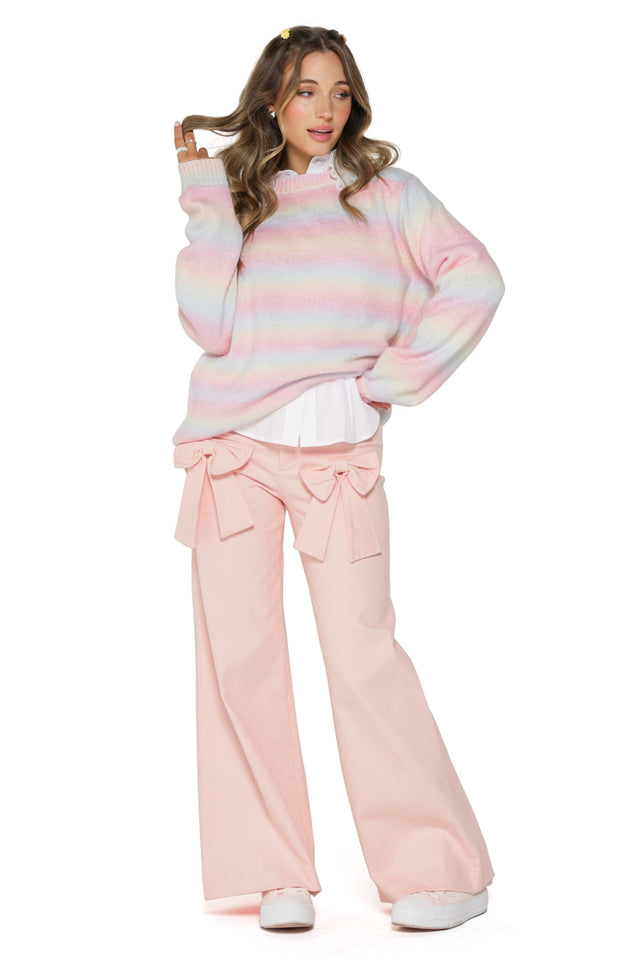 Pastel Rainbow Snuggle Sweater