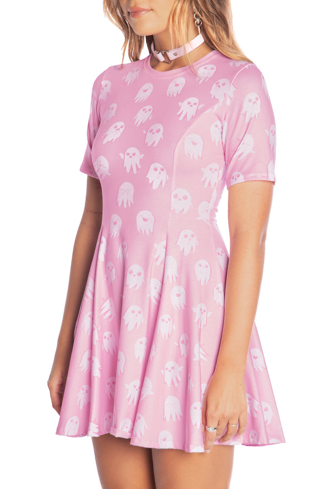 Good Spirits Pink Evil Tee Dress