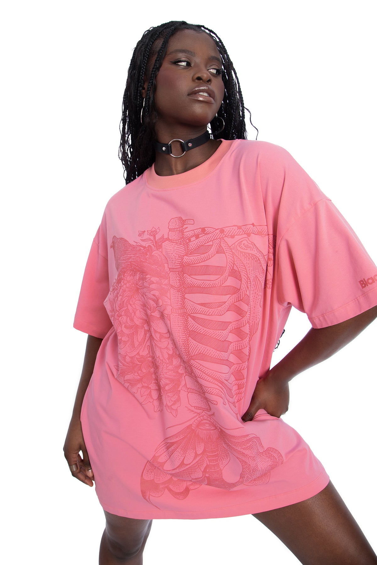 Life And Death Pink Giant Tee - Limited – BlackMilk Clothing