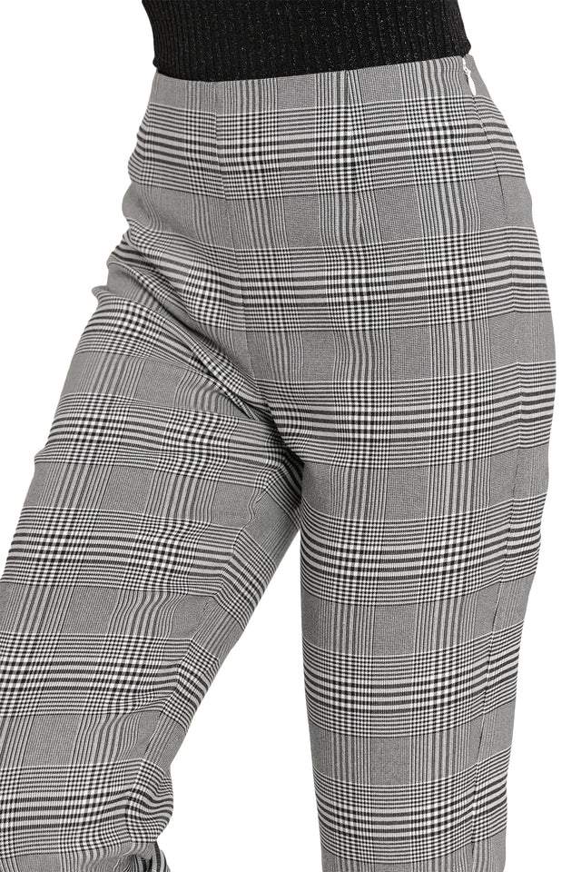BlackMilk Clothing - Plaid Mono Cigarette Pants