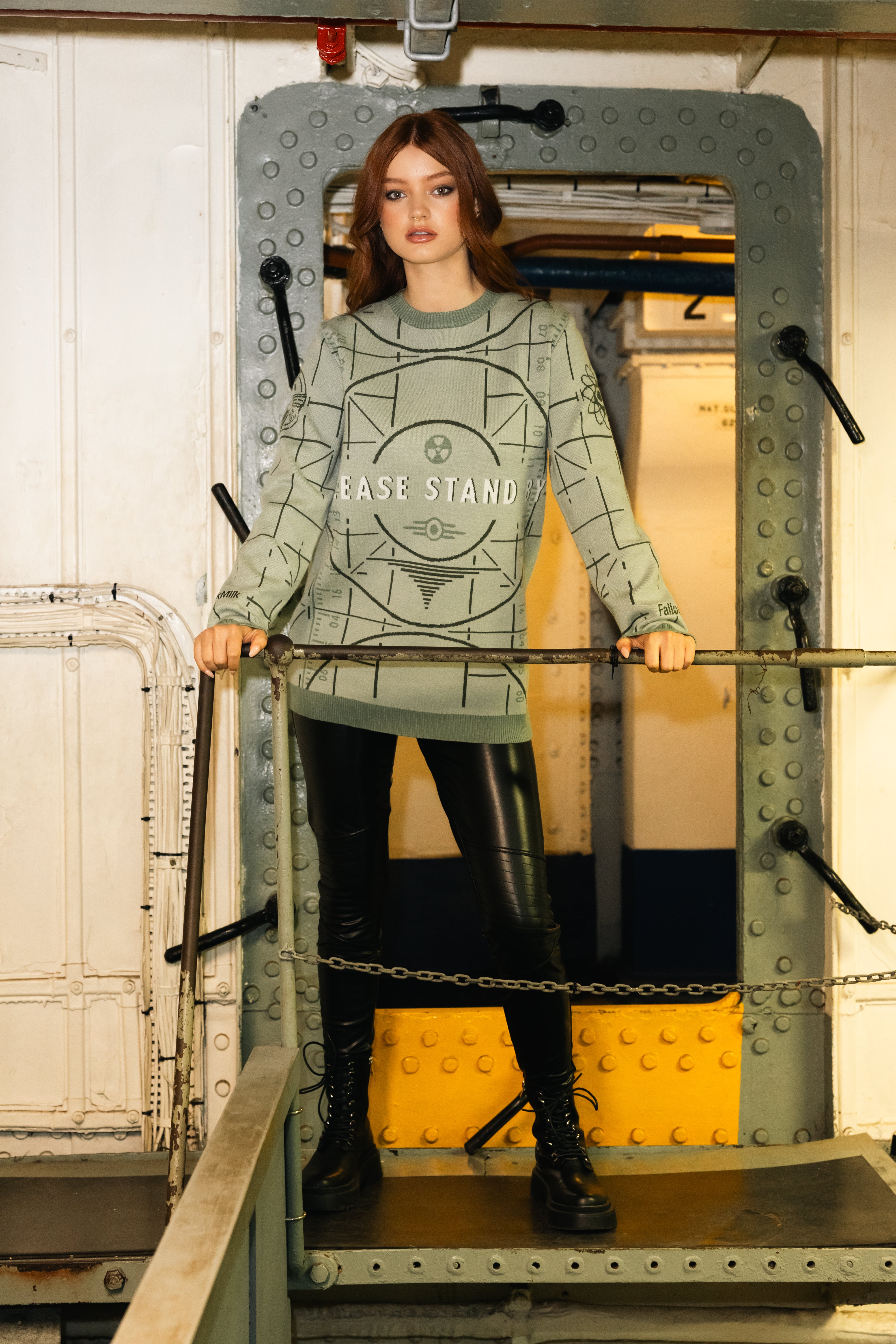 Please Stand By Oversized Knit Sweater - Limited – BlackMilk Clothing