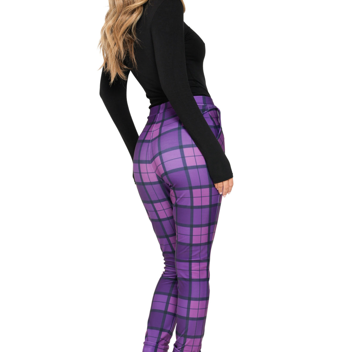Poisonberry Tartan Cuffed Pants – BlackMilk Clothing