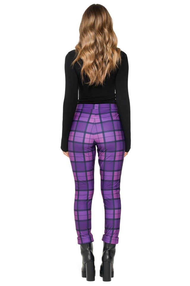 Poisonberry Tartan Cuffed Pants