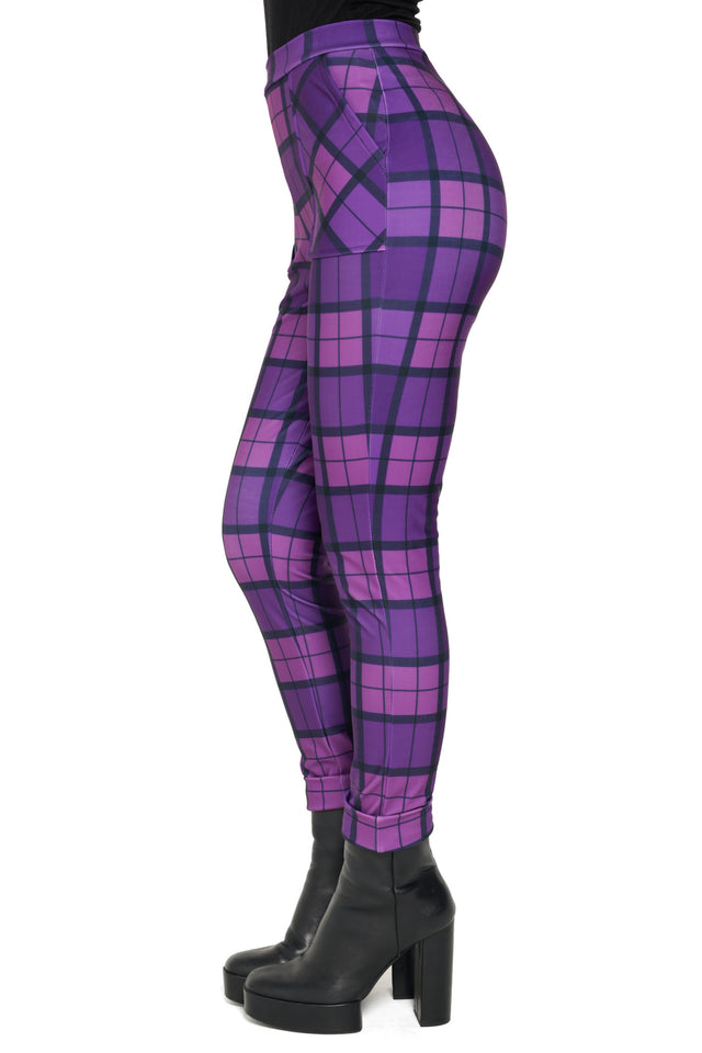 Poisonberry Tartan Cuffed Pants