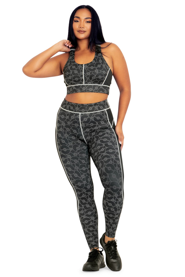 Poké Ball Mono High Waisted Ninja Pants