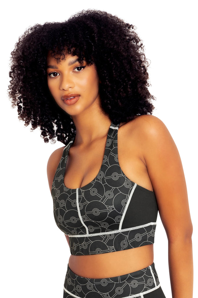 BlackMilk Clothing x Pokemon - Poke Ball Mono Racer Crop - Pokémon Merchandise - Collaboration apparel - Licenced.