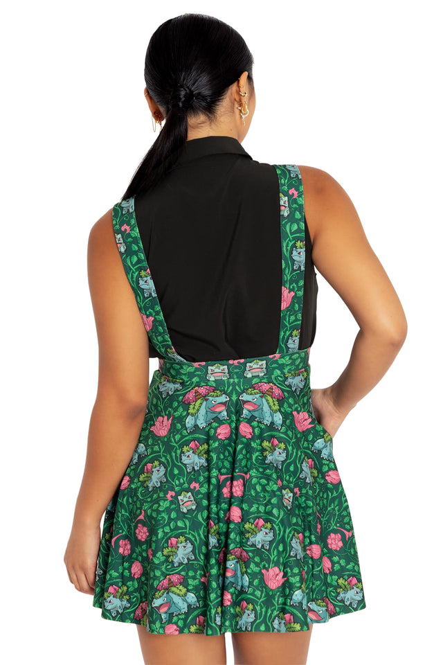 BlackMilk Clothing x Pokemon - Pokemon Bulbasaur Apron Dress - Pokémon Merchandise - Collaboration apparel - Licenced.