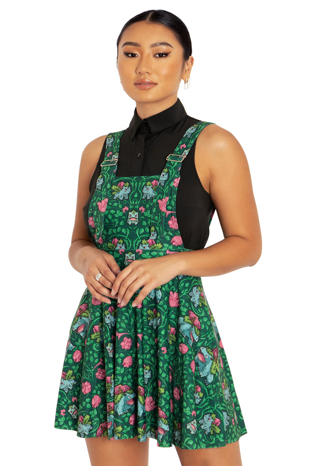 Pokemon Bulbasaur Apron Dress Closeup