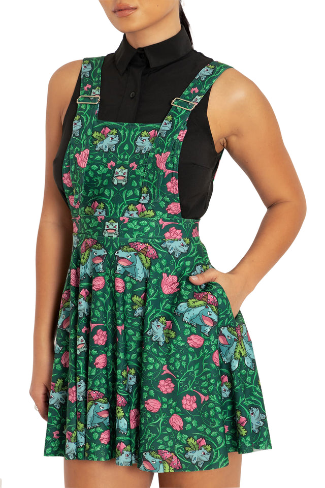 BlackMilk Clothing x Pokemon - Pokemon Bulbasaur Apron Dress  - Pokémon Merchandise - Collaboration apparel - Licenced.