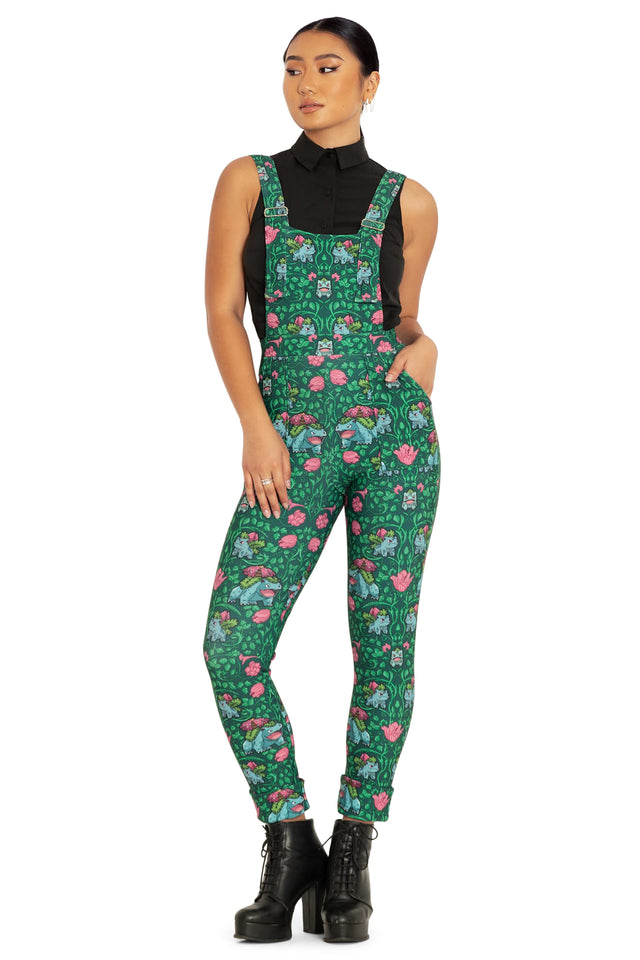 BlackMilk Clothing x Pokemon - Pokemon Bulbasaur Overalls - Pokémon Merchandise - Collaboration apparel - Licenced.