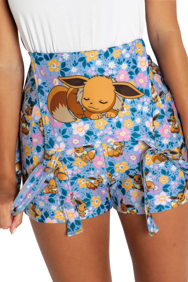 BlackMilk Clothing x Pokemon - Pokemon Eevee Garden Play Overalls - Pokémon Merchandise - Collaboration apparel - Licenced.