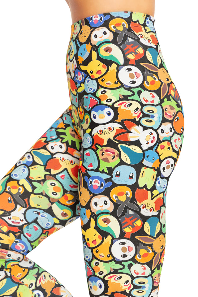 Pokémon Faces High Waisted Matte Finish Leggings