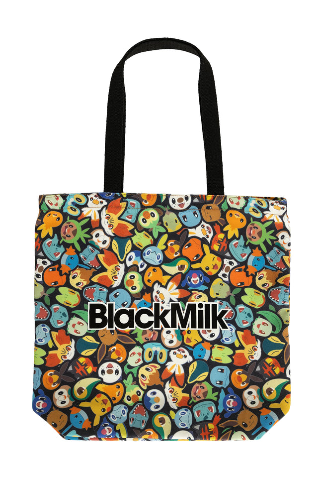 BlackMilk Clothing x Pokemon - Pokemon Faces Tote Bag  - Pokémon Merchandise - Collaboration apparel - Licenced.
