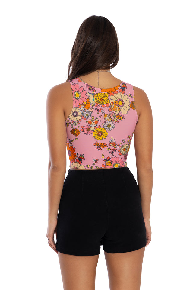 Fire-type Floral Wifey Top