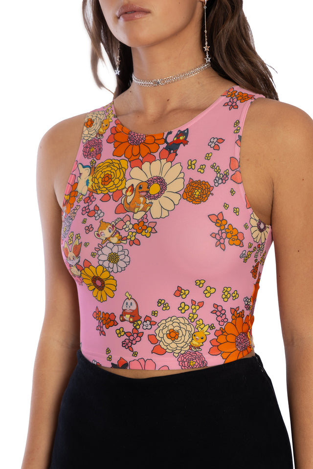 Fire-type Floral Wifey Top