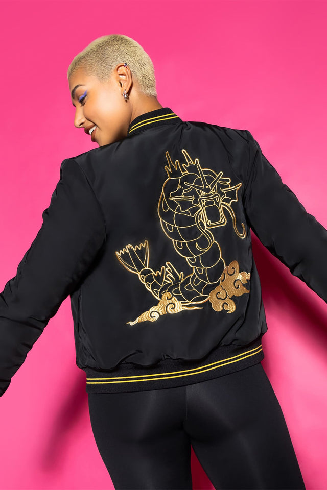 Pokemon Gyarados Gold Bomber Jacket Campaign 