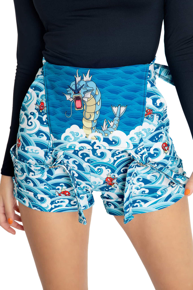 Pokemon Magikarp Short Overalls Print