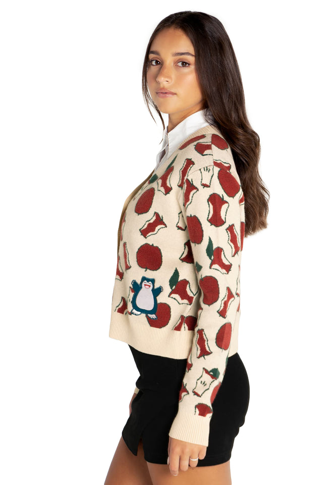 Pokemon Snorlax Loves Apples Cardigan  Side