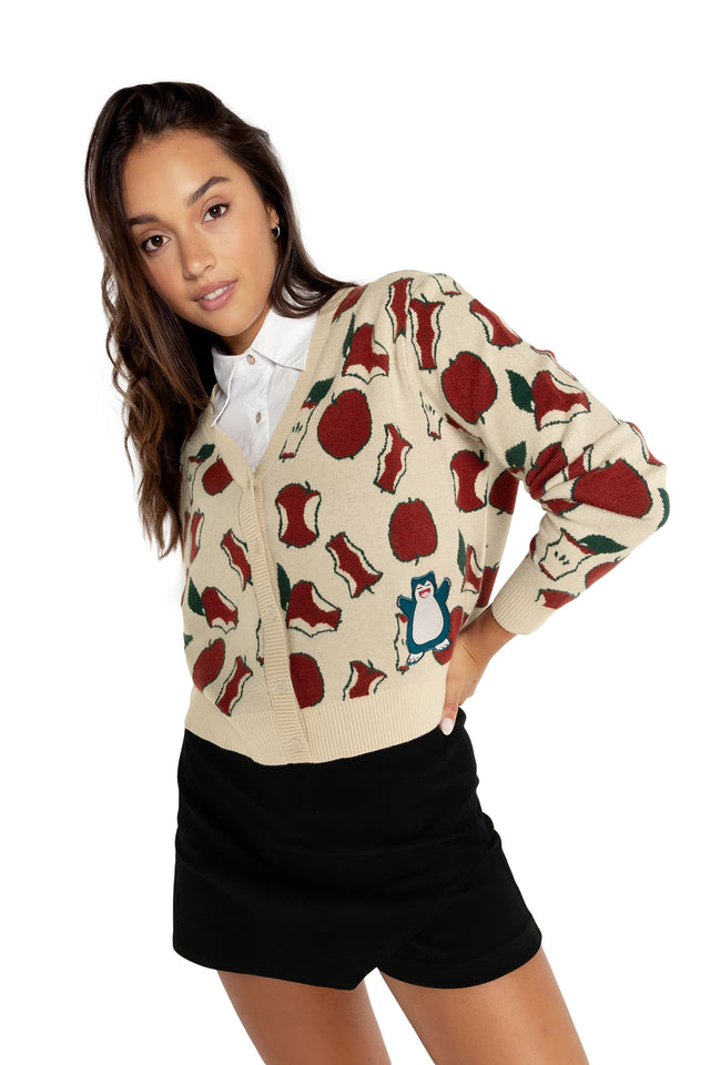 Pokemon Snorlax Loves Apples Cardigan  Wide