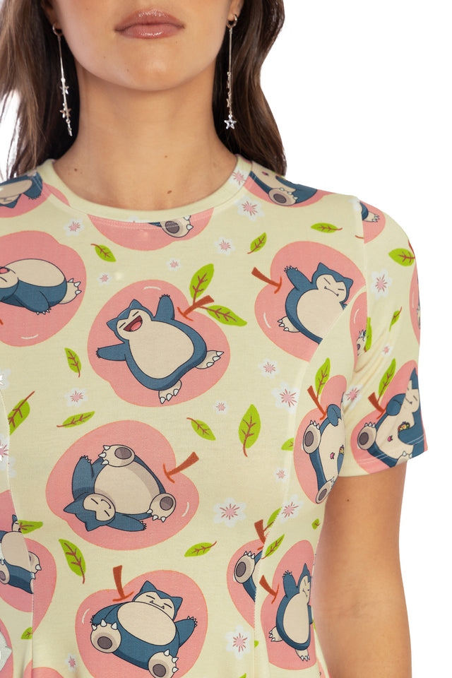 Snorlax Apples Evil Tee Dress