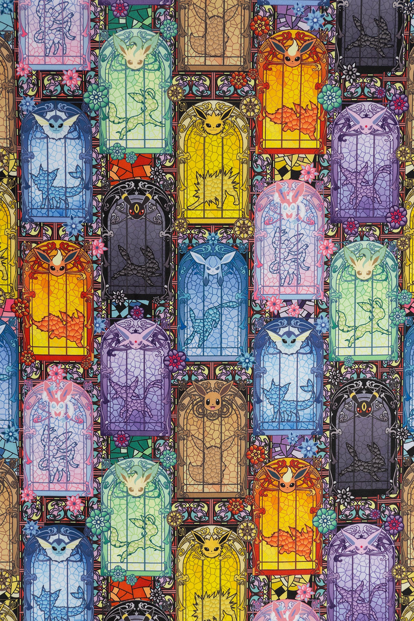 Stained Glass Eevee Maxi Skirt – BlackMilk Clothing