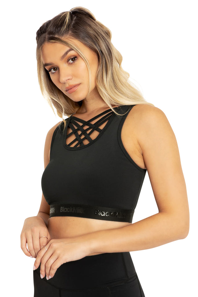 BlackMilk Clothing - Power Up Banded Criss Cross  Crop