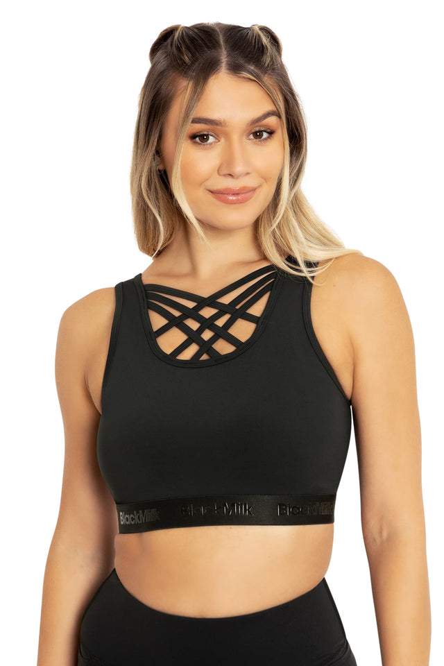 BlackMilk Clothing - Power Up Banded Criss Cross  Crop