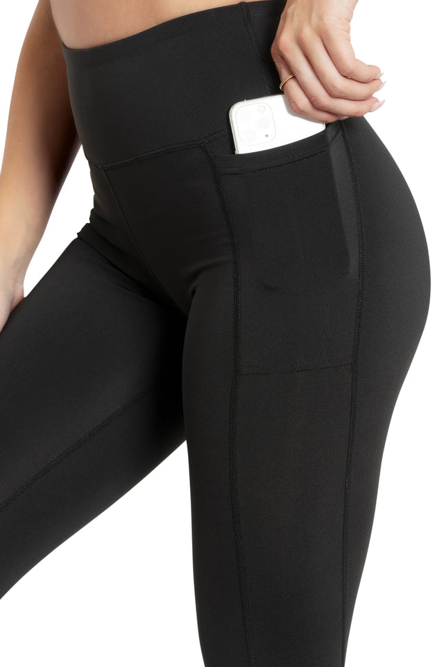 Power Up High Waisted Panelled Active Leggings print