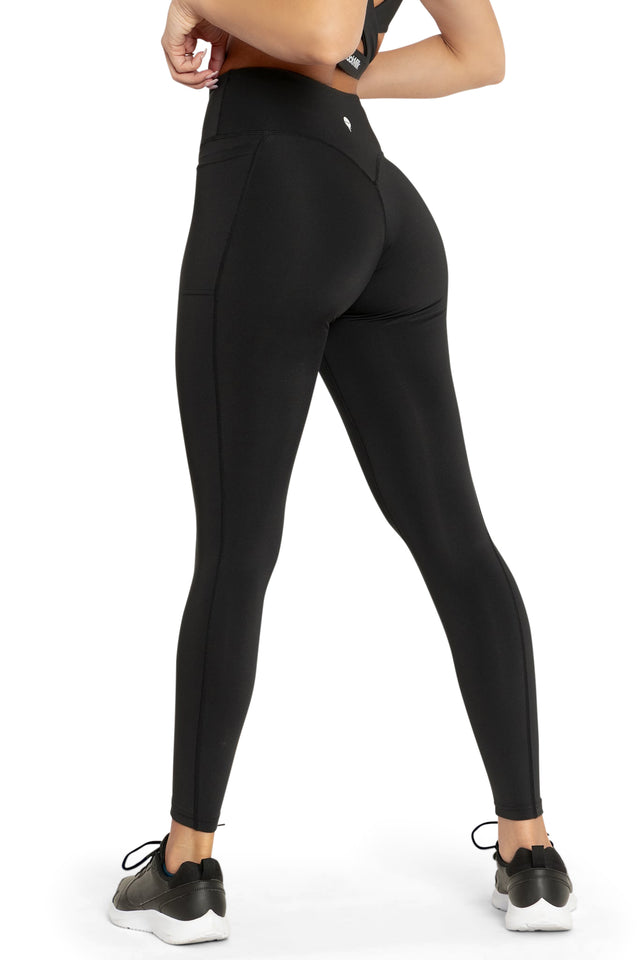 BlackMilk Clothing - Power Up High Waisted Panelled Active Leggings