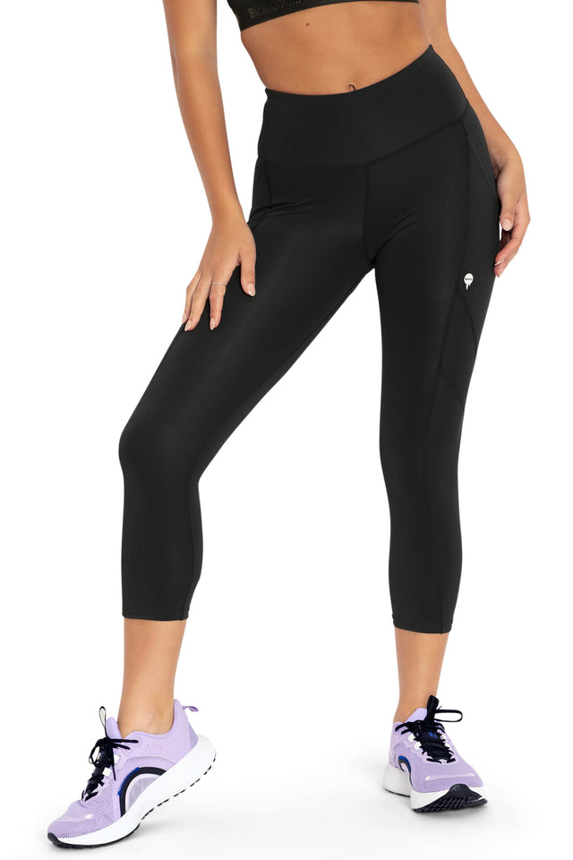 Power Up High Waisted Pocket Active Leggings closeup