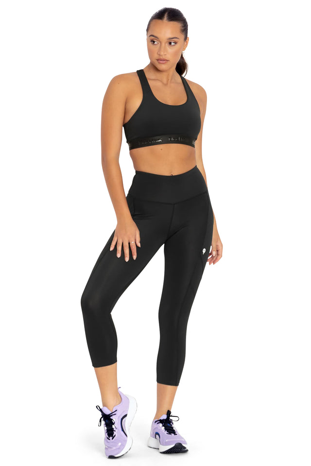 Power Up High Waisted Pocket Active Leggings front