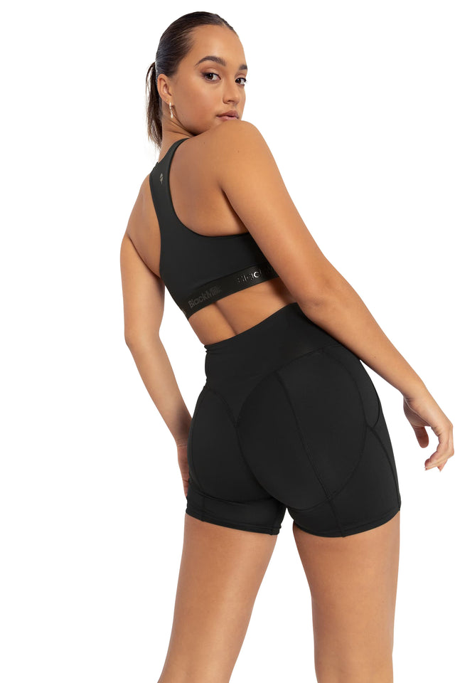 Power Up High Waisted Pocket Active Shorts wide