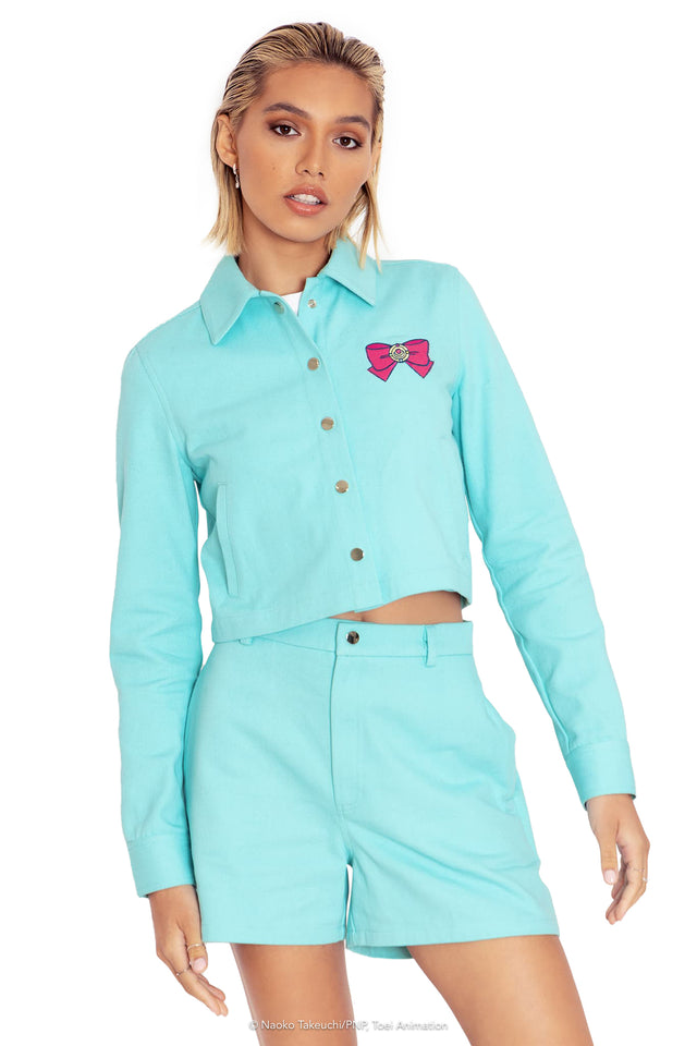 Pretty Guardian Sailor Moon Crop Jacket Closeup 