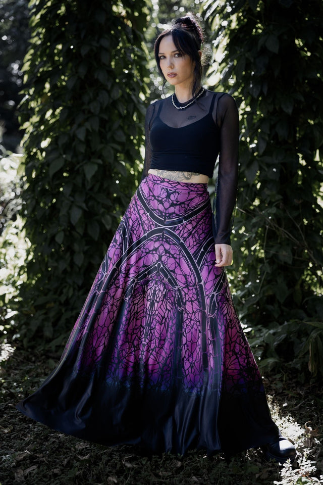 Preyer Plum Maxi Skirt BlackMilk Clothing Preyer Plum Maxi Skirt BlackMilk Clothing