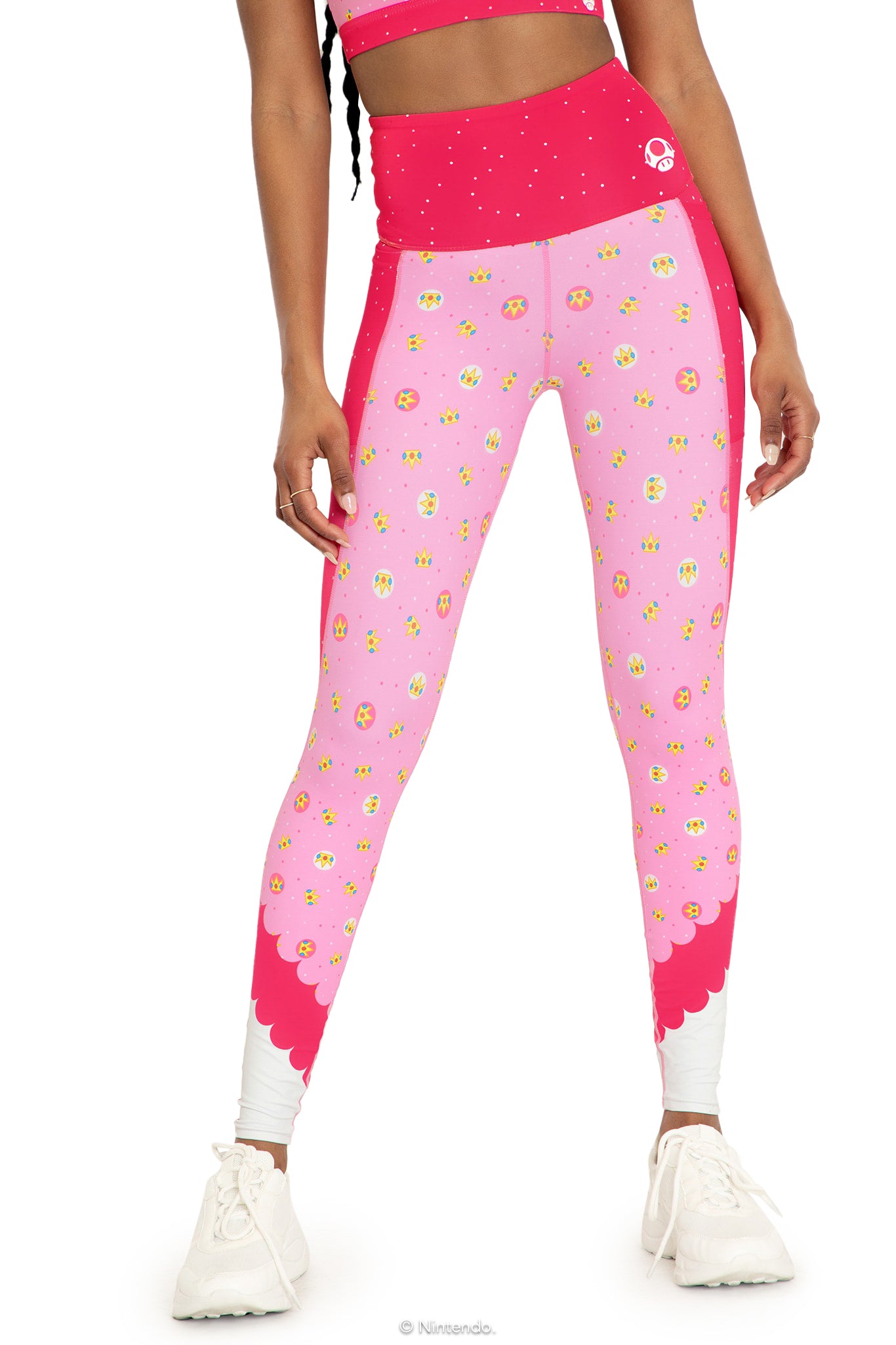 Princess Peach High Waisted Ninja Pants - Limited – BlackMilk Clothing