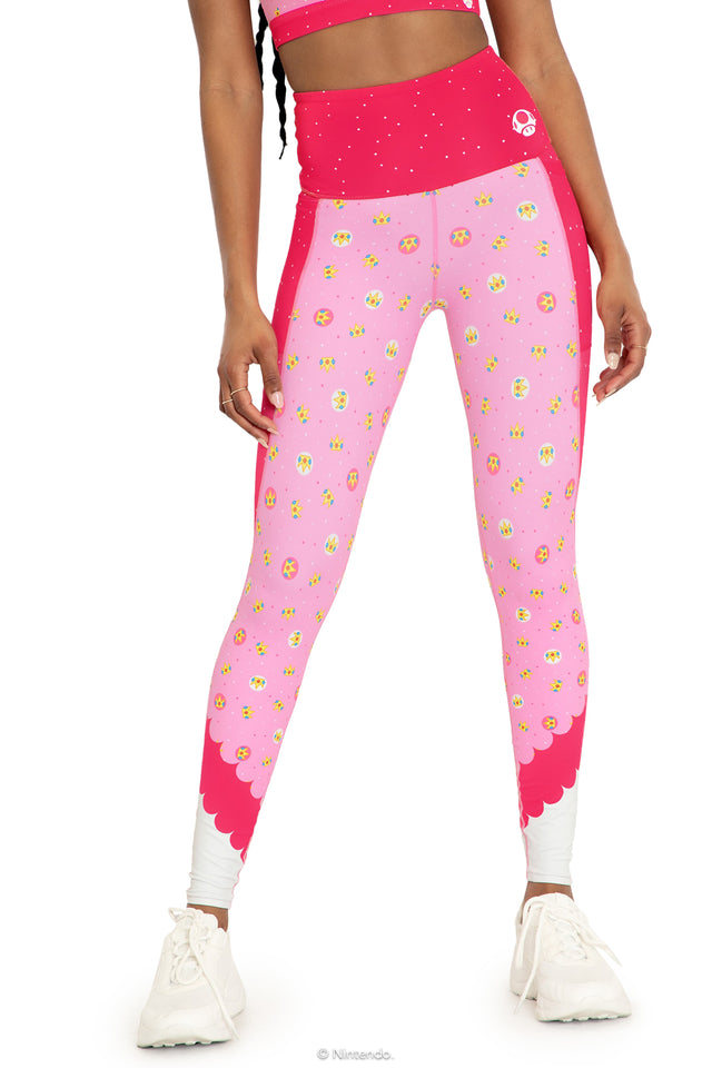 Princess Peach High Waisted Ninja Pants Closeup