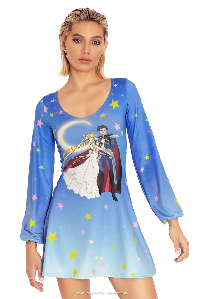 Princess Serenity And Prince Endymion Bell Dress Wide