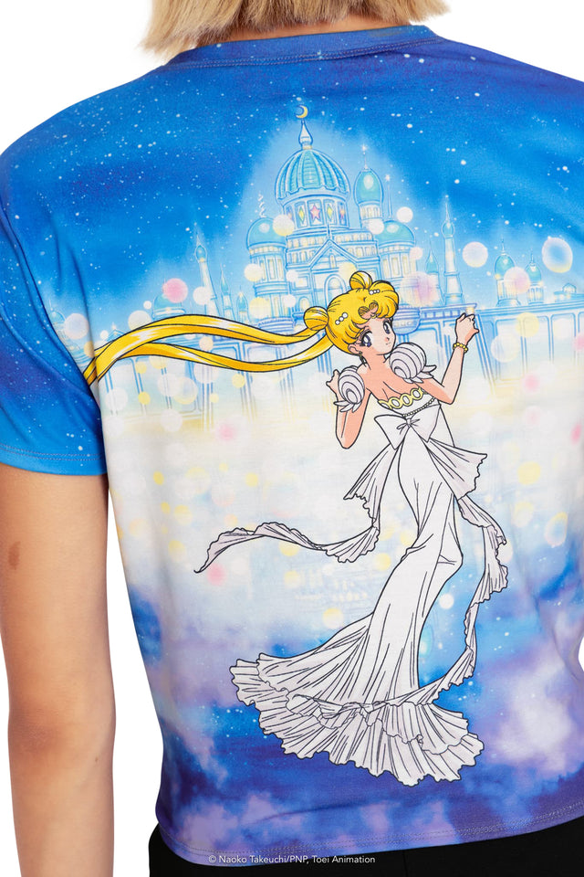 Princess Serenity Tie Front Tee Print